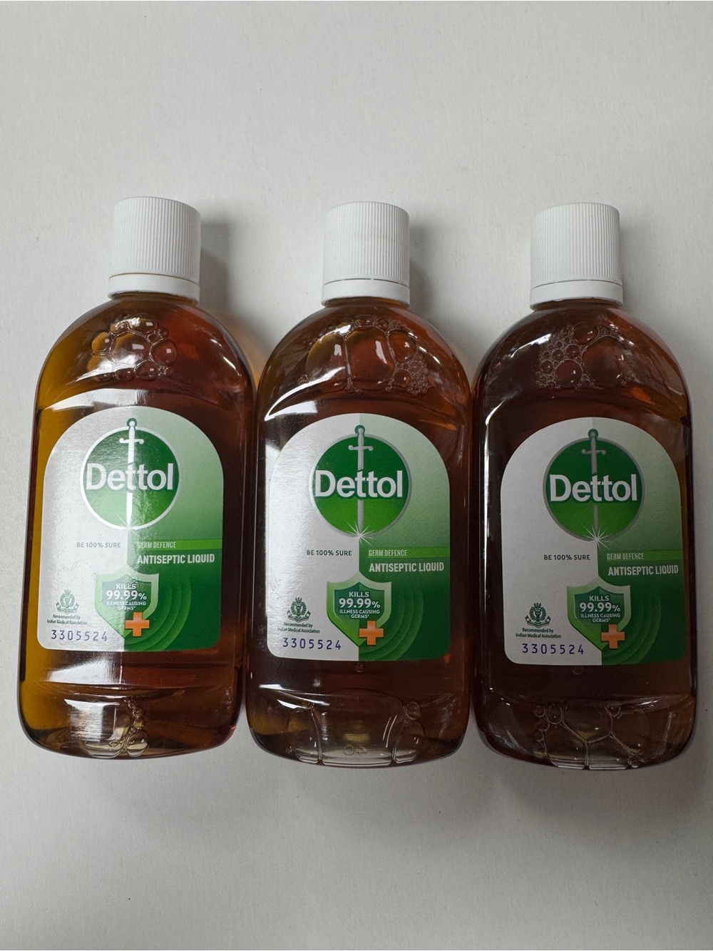 Dettol Antiseptic Liquid Germ Defence 125ml～3 Bottles